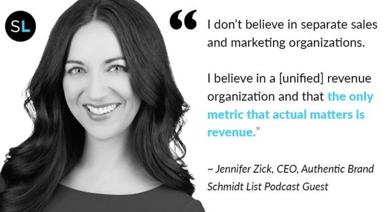 Jennifer Zick Makes Guest Appearance on The Schmidt List Podcast