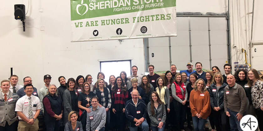 We packed 2,154 bags of food for local children and families