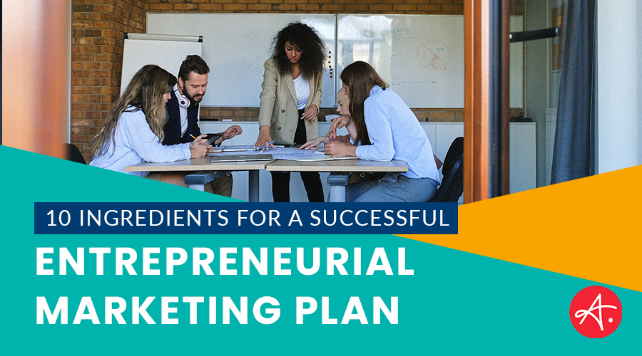 What should growing businesses include in their entrepreneurial marketing plan?