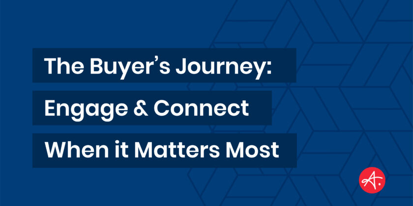 Buyer’s Journey: Engage & connect when and where it matters most
