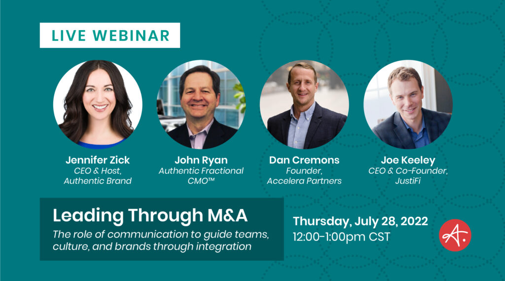 Webinar - Leading through M&A