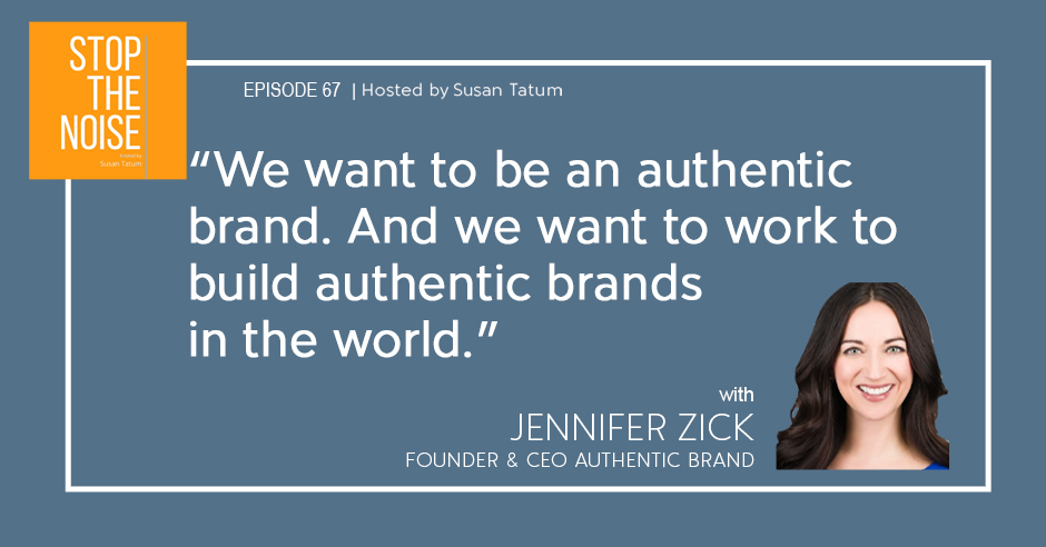 Stop The Noise Podcast Featuring Jennifer Zick