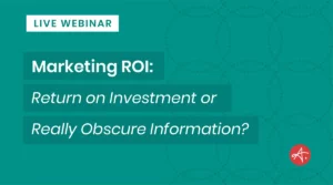Marketing ROI: Return on Investment or Really Obscure Information?