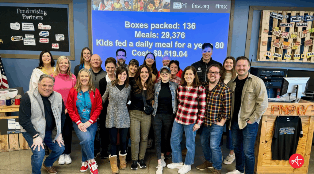We helped pack 29,376 meals!