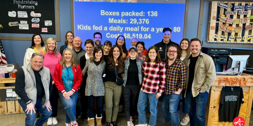 We helped pack 29,376 meals!