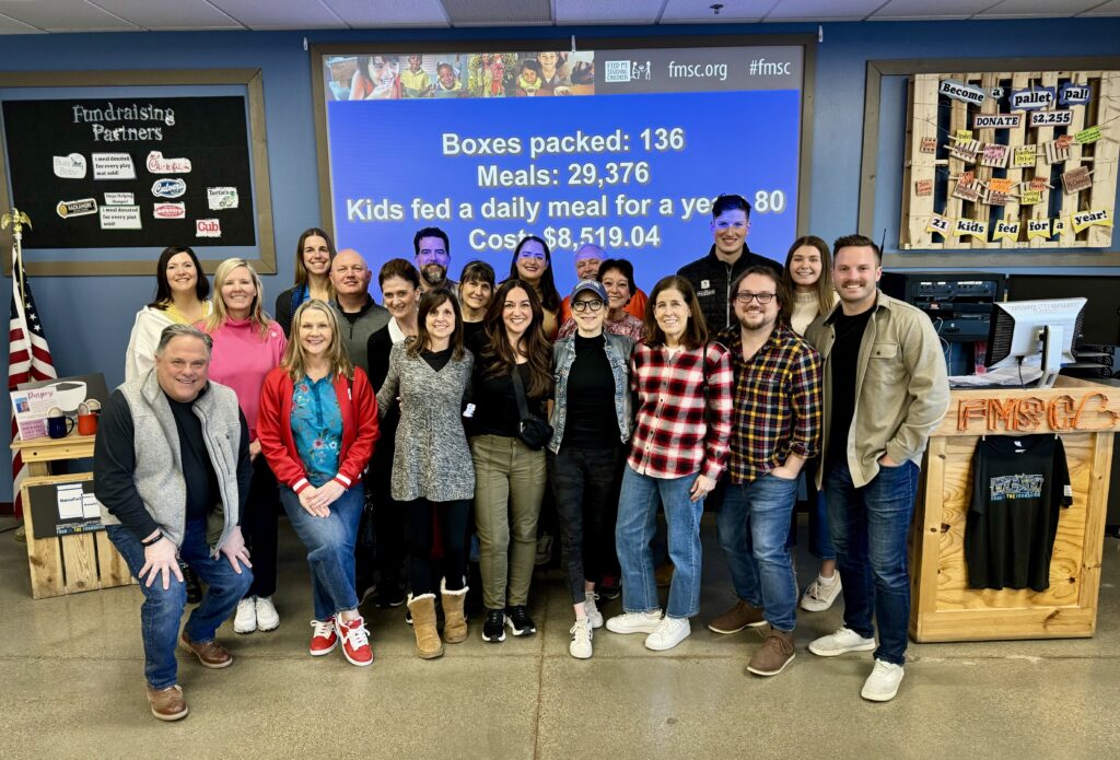 We helped pack 29,376 meals!