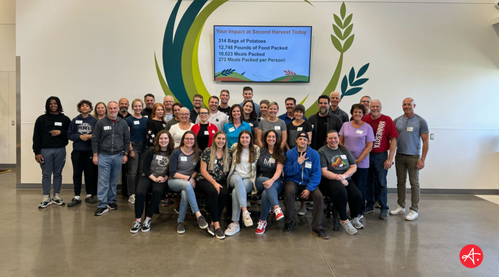 Authentic Two or More volunteers at 2nd harvest heartland