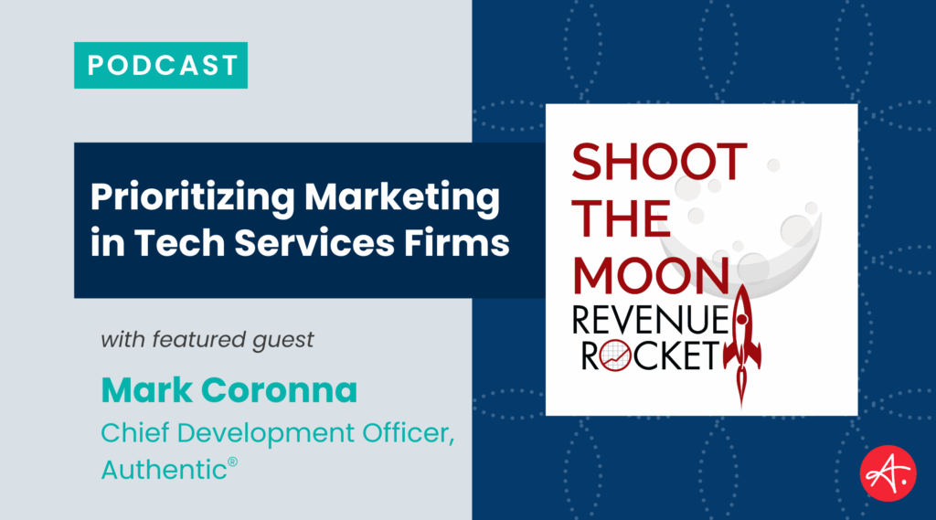 Shoot the Moon Revenue Rocket podcast featuring Mark Coronna