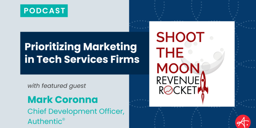 Shoot the Moon Revenue Rocket podcast featuring Mark Coronna