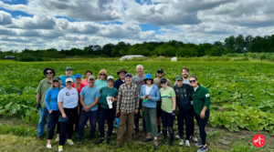 Authentic Two or More volunteers at the MN Landscape Arboretum