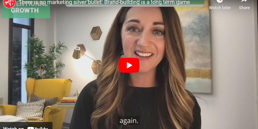 There is no marketing silver bullet: Brand-building is a long term game