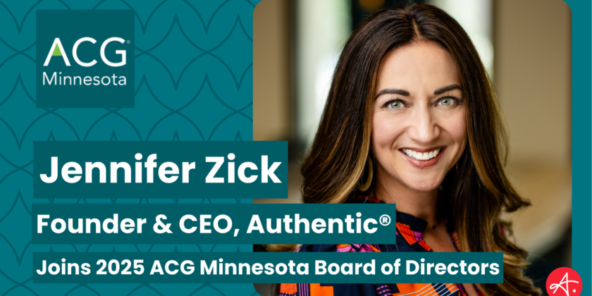 Authentic Founder & CEO Jennifer Zick Joins 2025 ACG Minnesota Board of Directors