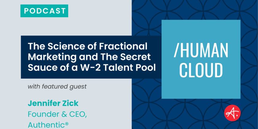 The Science of Fractional Marketing and The Secret Sauce of a W-2 Talent Pool