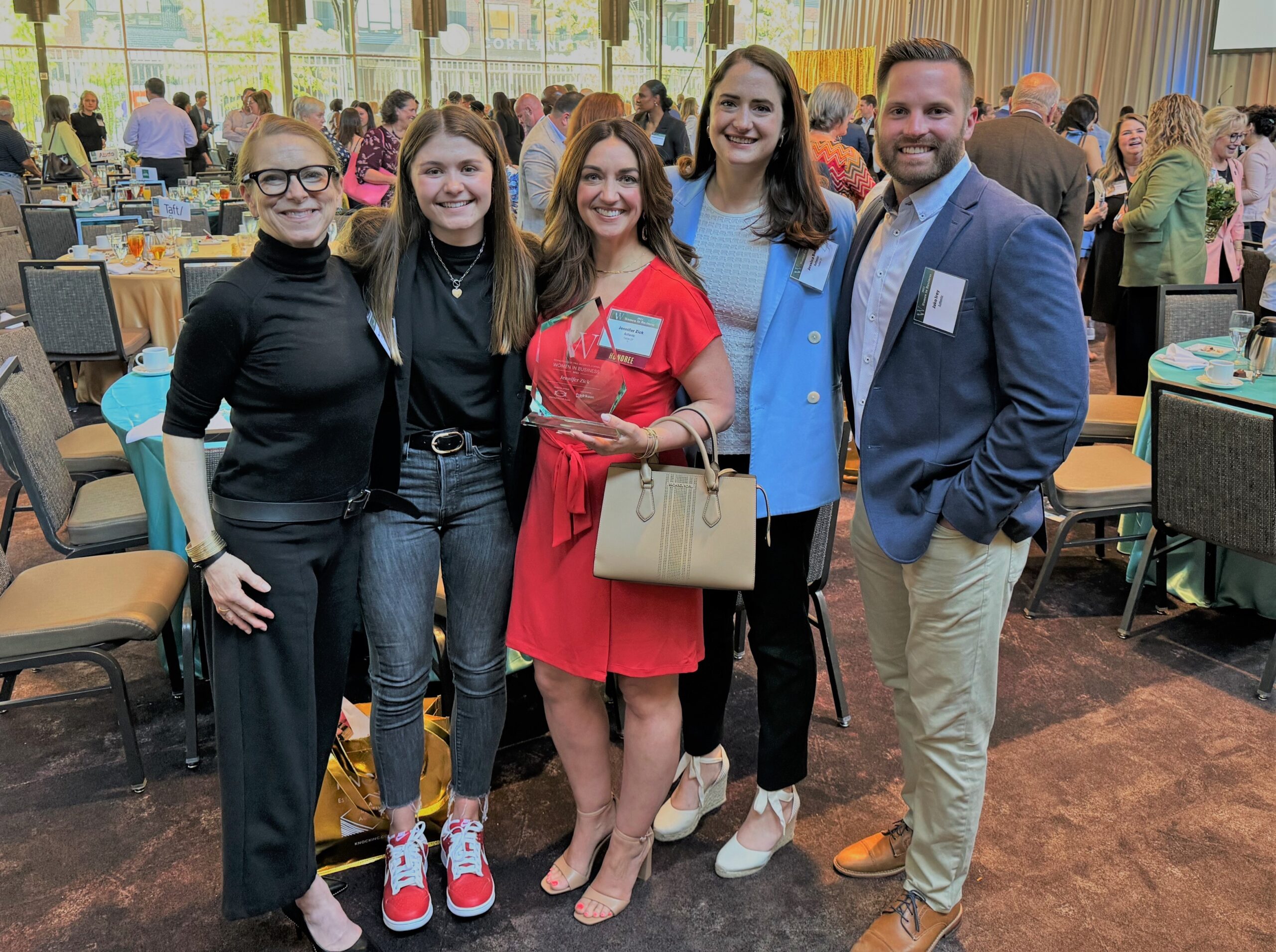 The Authentic team at the MSPBJ 2024 Women in  Business Awards Ceremony