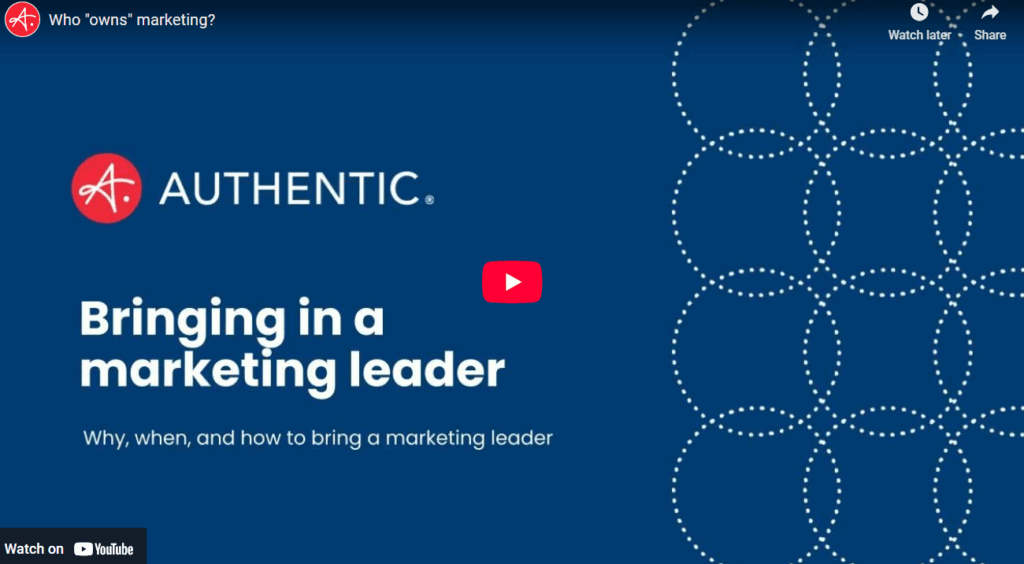Who “owns” marketing?
