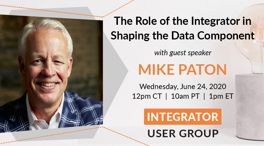 Mike Paton - Integrator User Group